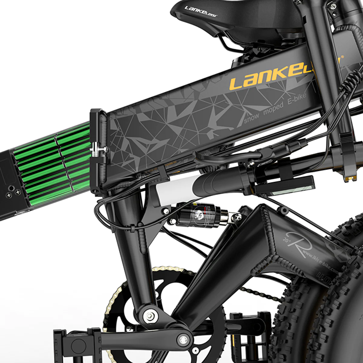 Fat Bike électrique - Lankeleisi X3000 Plus - Vélo électrique 48V 17.5ah – Image 8